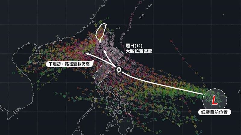準風神颱風最新路徑曝　「這時」最近台