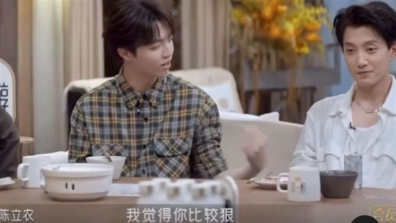 陳立農曾同框范世錡喊「我覺得你比較狠」，片段被挖出。（圖／翻攝自Threads）