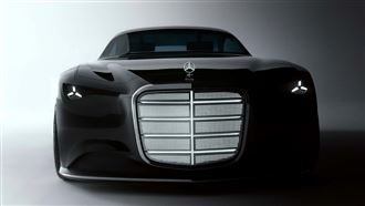 像素格柵進化！賓士概念車帥到閃瞎眼