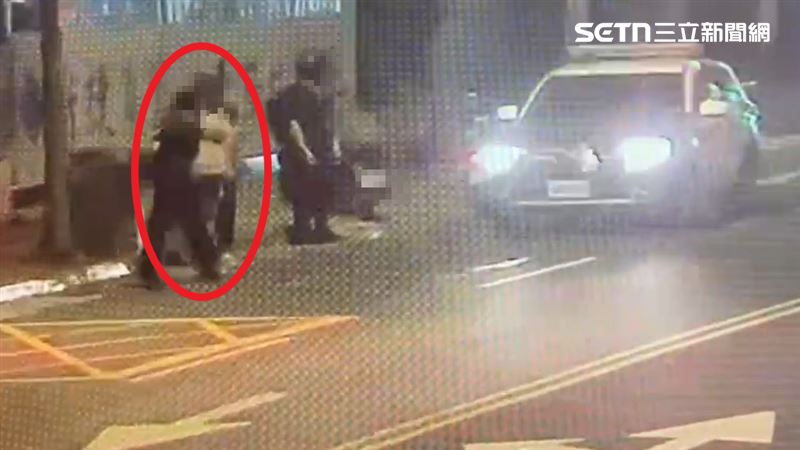 目擊女騎士見狀上前救援。（圖／翻攝畫面）