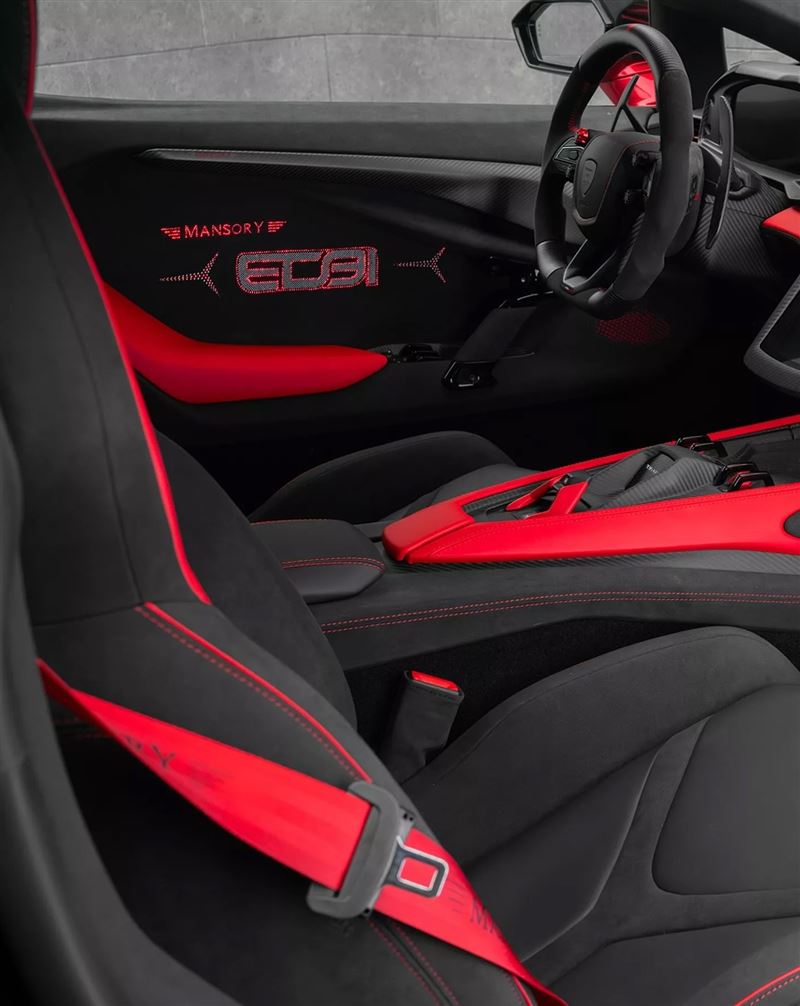 Mansory為Ocon特製的Lamborghini Revuelto。（圖／翻攝Mansory網站）