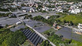 花蓮縣馬太鞍溪堰塞湖溢流造成嚴重災情。（中央社）