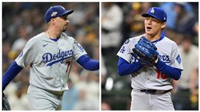 史奈爾（Blake Snell）和山本由伸在國聯冠軍賽合計投了17局。（圖／美聯社／達志影像）