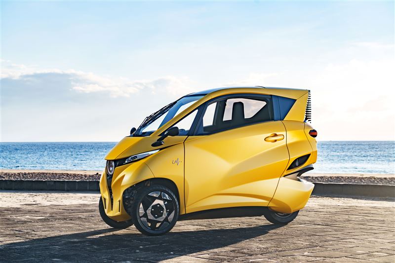 Lean3車身長2,470mm、寬970mm，僅為傳統小客車的三分之一。（圖／Lean Mobility提供）