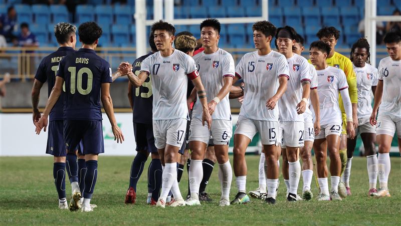 台灣男足14日以1：6慘敗給泰國。（圖／足球協會提供）