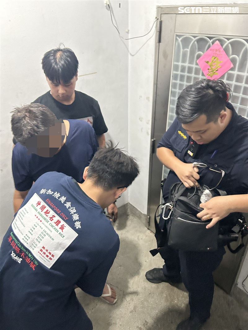林姓騎士2小時後被警方逮捕依法送辦。（圖／翻攝畫面）