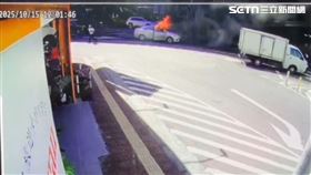 雙和醫院,中和區,新北市,鞭炮,騎士,糾紛,火燒車（圖／翻攝畫面）