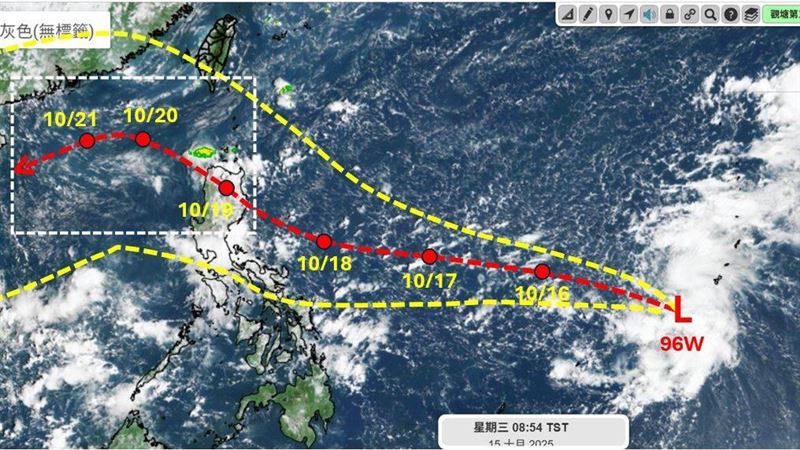 準風神「最可能路徑」曝光 下週雨區擴大