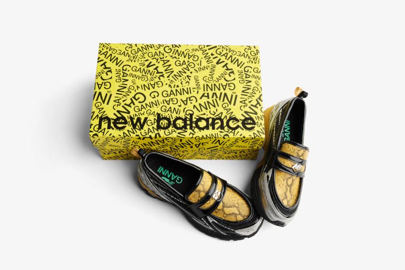 New Balance攜手丹麥時裝品牌GANNI推出全新聯名鞋款1906L。（圖／品牌業者提供）