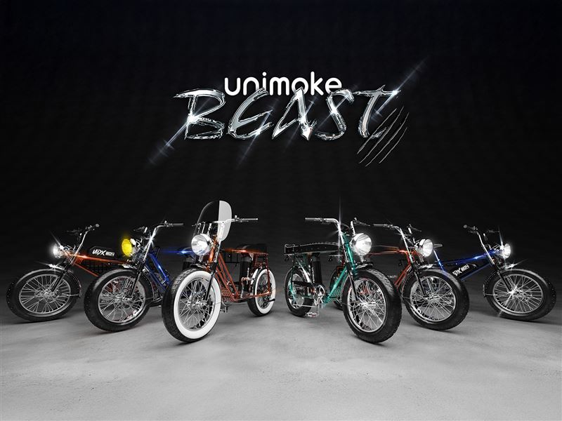Urban Drivestyle清漆獸全系列亮相&mdash;&mdash;Unimoke MK、Unimoke SW與UDX三大車系齊登場，搭配火焰橘、金龜綠與寶石藍三款清漆新色，釋放最強街頭氣場。（圖／品牌業者提供）