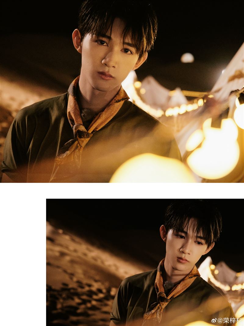 中國19歲男星榮梓杉因主演《隱秘的角落》爆紅。（圖／翻攝自微博）