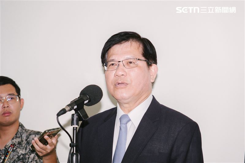 針對美國強化關島防衛系統，林佳龍表示，這當然跟因應中國軍事擴張有關。（圖／記者楊士誼攝影）