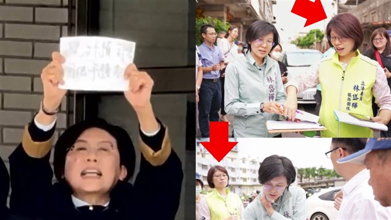 不甘心檢方追加起訴妹妹，林岱樺曬出妹妹選民服務「任勞任怨高清照」。（圖／翻攝畫面）