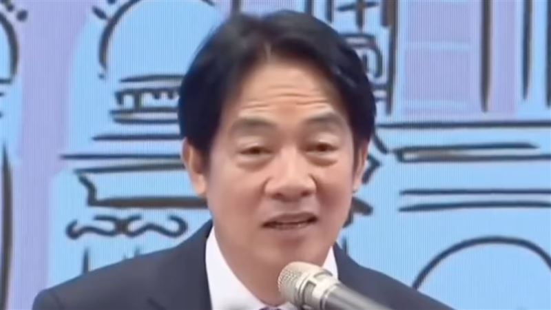 賴清德也被換上粉紅髮色　釣出本尊回一字