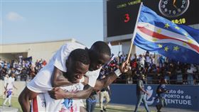 大西洋島國維德角有史以來首次踢進世界盃足球賽會內賽。（圖／美聯社／達志影像）