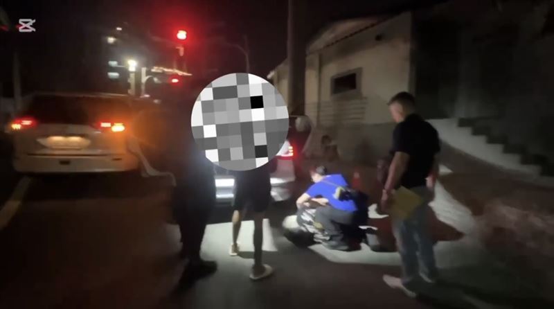 新竹警方持續跟監，逮捕林男和成員。（圖／翻攝畫面）
