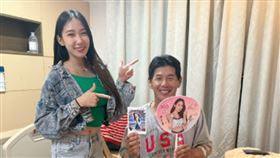 苗栗正義哥護童，刺傷，啦啦隊女神，檸檬，親赴醫院探望，女兒曝暖舉（圖／翻攝自Threads @sj__0112__）