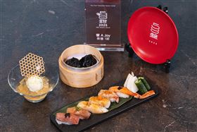 「饗 A Joy」榮登《500盤》雙盤肯定 高空Buffet躍升台灣餐飲新高度。（圖／業者提供）