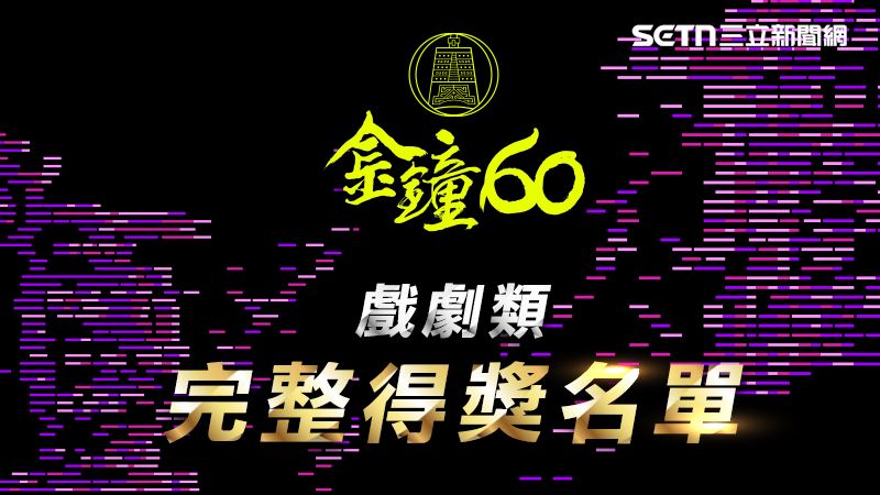 金鐘60完整名單！它狂掃6獎項成最大贏家