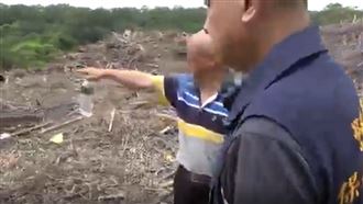 山坡地堆1.3噸廢樹枝　無良地主撈200萬