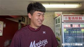 樂天桃猿牛棚投手莊昕諺。（圖／記者張沛嘉攝影） 