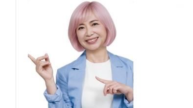 何欣純染「PINK風」尬蔡英文 網:出道了
