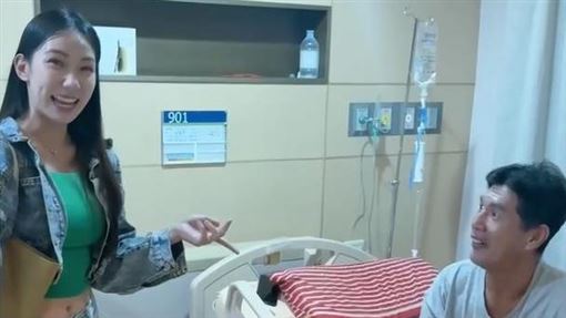 心疼正義哥遭刺傷　啦啦隊女神探病影片曝