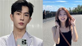 于朦朧、宋伊人。（圖／翻攝自微博）