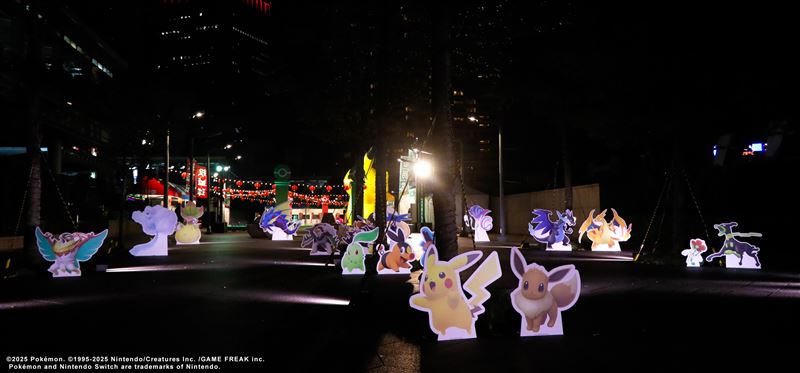 會場內有設置20隻的寶可夢立牌。(圖/主辦單位提供)