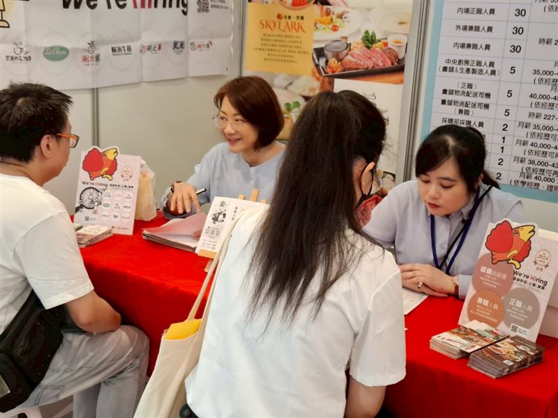 10/18今年最大場三重就博會超吸睛，70家廠商逾3500職缺最高75K等您來。（圖／新北提供）