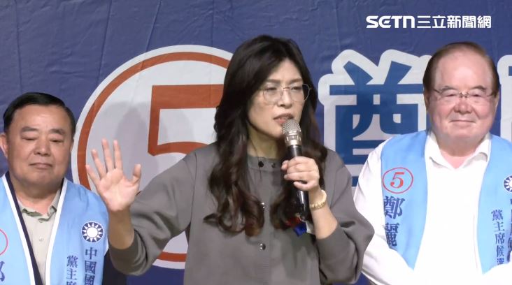 針對網內互打爭議，鄭麗文強調自己和團隊絕不負面選舉。（圖／翻攝畫面）
