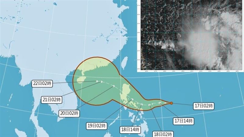 風神颱風即將形成!「這3天」雨勢最大