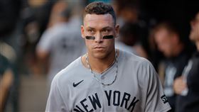 賈吉（Aaron Judge）手肘傷不用開刀治療。（圖／美聯社／達志影像）