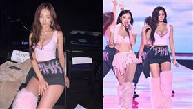 子瑜踏上《Victoria’s Secret Fashion Show 2025》維密大秀。（圖／美聯社／達志影像）