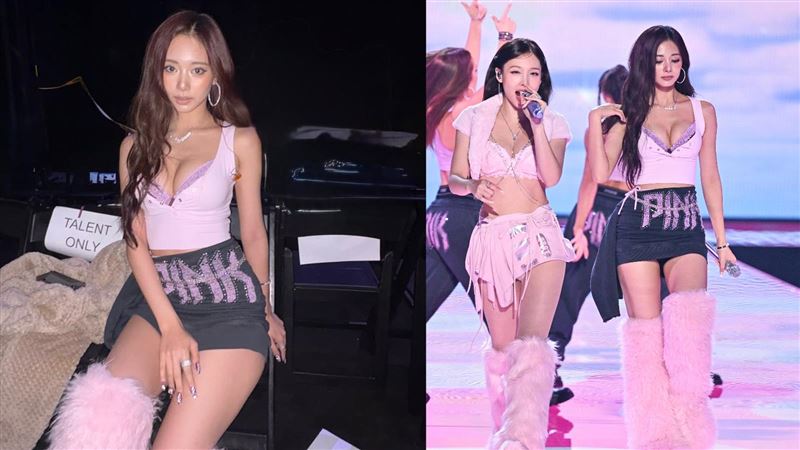 史上最辣子瑜！維密後台再秀「爆乳愛心」