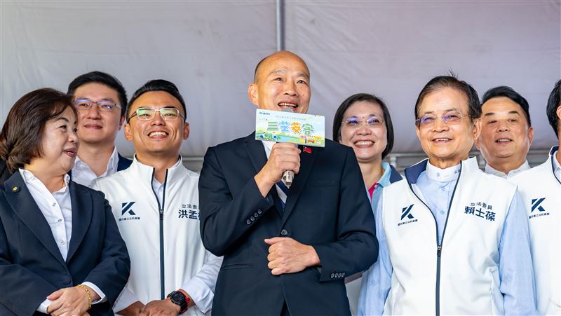 韓國瑜又提漂亮美人腿 綠委嘆物化女性