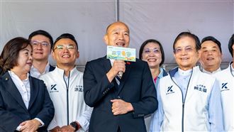 韓國瑜又提漂亮美人腿　綠委嘆物化女性