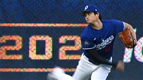 國聯冠軍賽第4戰，道奇推大谷翔平先發。（圖／美聯社／達志影像）