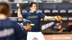 台灣大賽賽前練習，中信兄弟總教練平野惠一。（圖／記者劉彥池攝影）