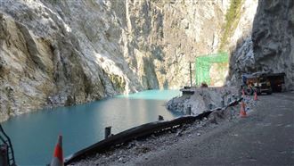 花蓮立霧溪新堰塞湖恐潰決　下游有發電廠