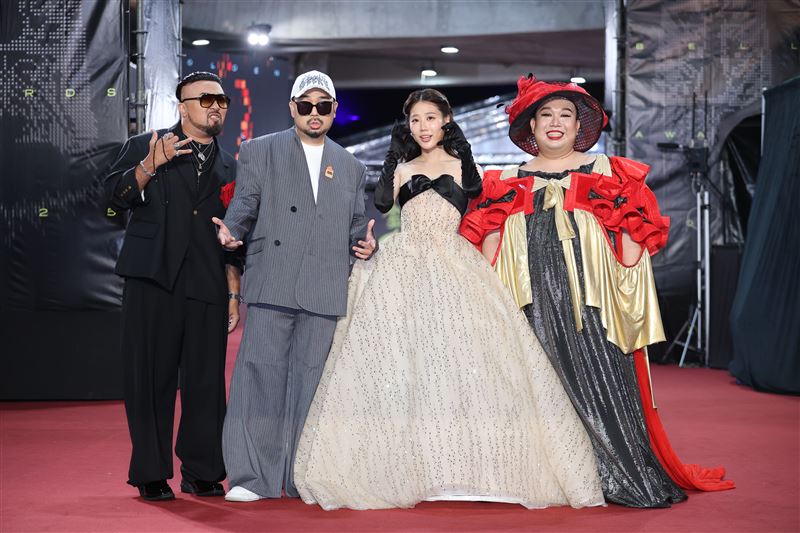 《夜市王》團隊主持人LULU、阿達、美麗本人三人入圍。（圖／記者鄭孟晃、趙于瑩攝影）