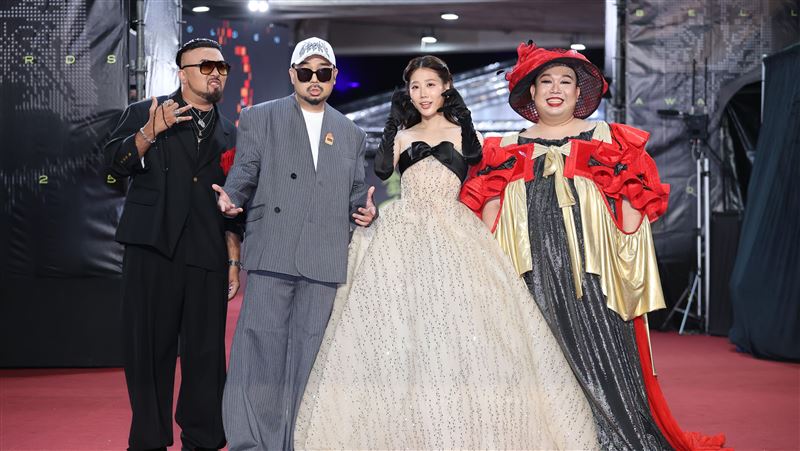 《夜市王》團隊主持人LULU、阿達、美麗本人三人入圍。（圖／記者鄭孟晃、趙于瑩攝影）