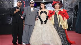 泰國網紅Alizabeth娘娘（右起）韓國YouTuber韓勾ㄟ金針菇、阿達、美麗本人（圖／記者鄭孟晃、趙于瑩攝影）