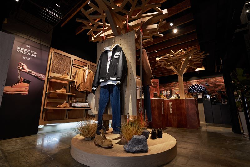 Timberland F25秋冬新品展示區。（圖／品牌業者提供）