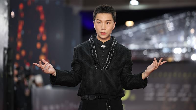 派翠克第二次入圍就奪下金鐘獎。（圖／記者鄭孟晃、趙于瑩攝影）