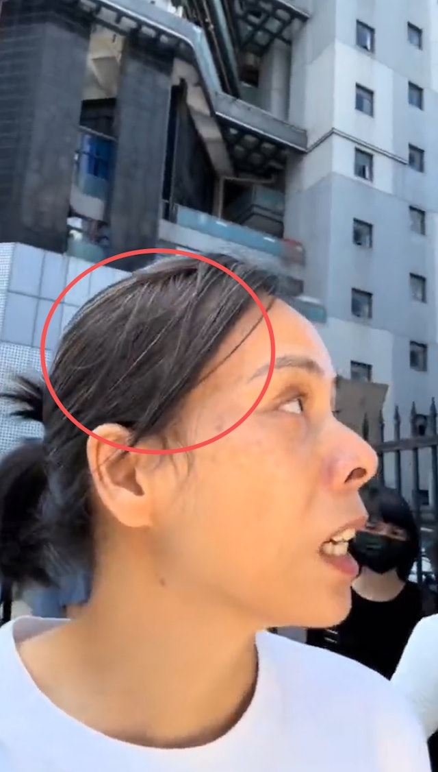 死者母親傷心欲絕，出庭聽審時頭上多了許多白髮。（圖／翻攝自微博）