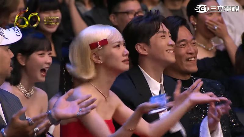 陳漢典與Lulu婚訊震驚演藝圈，兩人合體也成為金鐘獎一大亮點。（圖／三立電視）