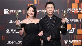 小Ｓ、派翠克後台受訪。（圖／記者鄭孟晃攝影）