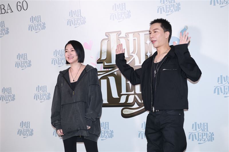 小S跟派翠克受訪。（圖／記者鄭孟晃攝影）