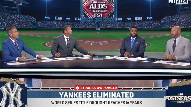 美聯分區賽G4《FOX》球評進行賽後分析。（圖／翻攝自X平台 @MLBONFOX）